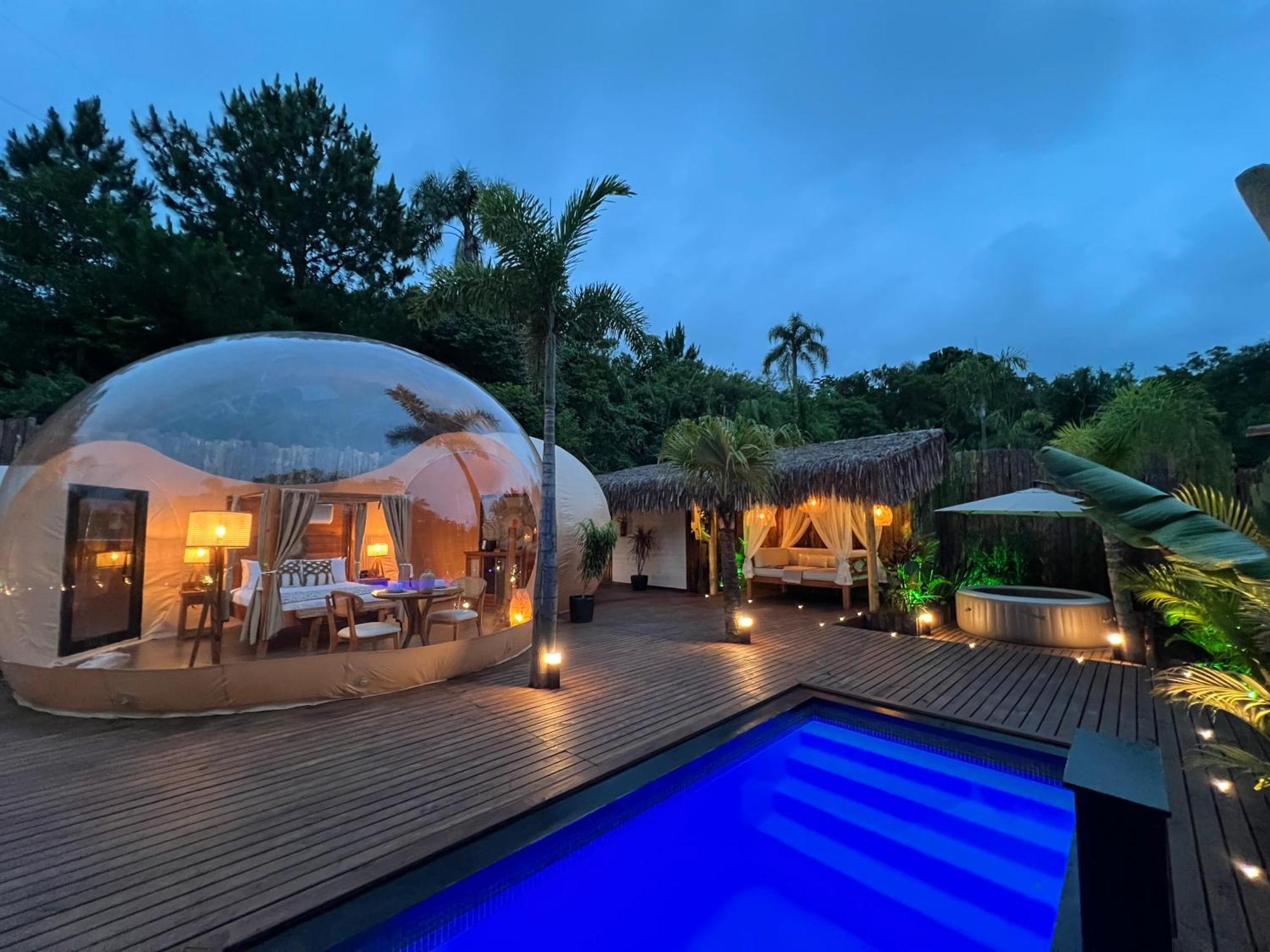 Zion Bubble Glamping Hotel Florianopolis Ngoại thất bức ảnh